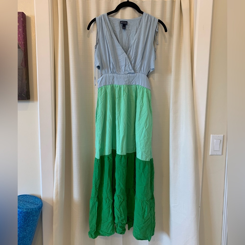 EUC Scoop NYC Colorblock Dress with Side Cut-Outs, M, Medium
